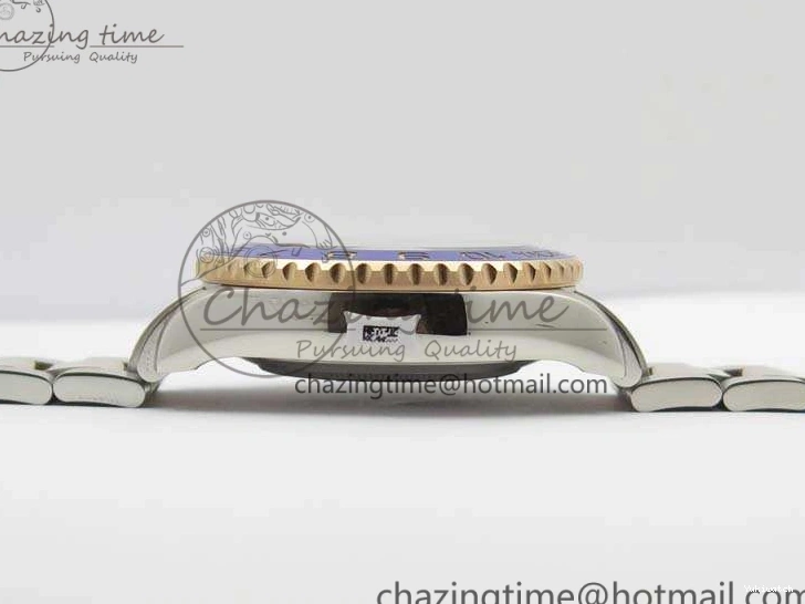 RG Blue Ceramic 116681 Version On RG JF SS Edition Dial SS Best New II Bracelet A7750 YachtMaster 1:1 0112